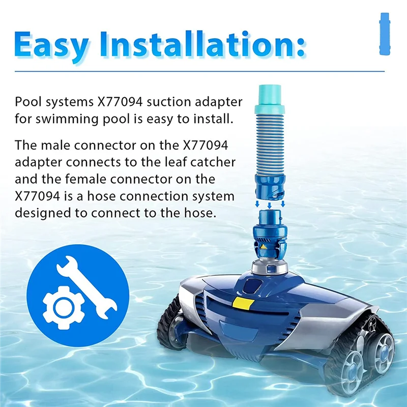 5-пакетный адаптер всасывающего шланга для бассейна Zodiac MX6 MX8 пылесоса