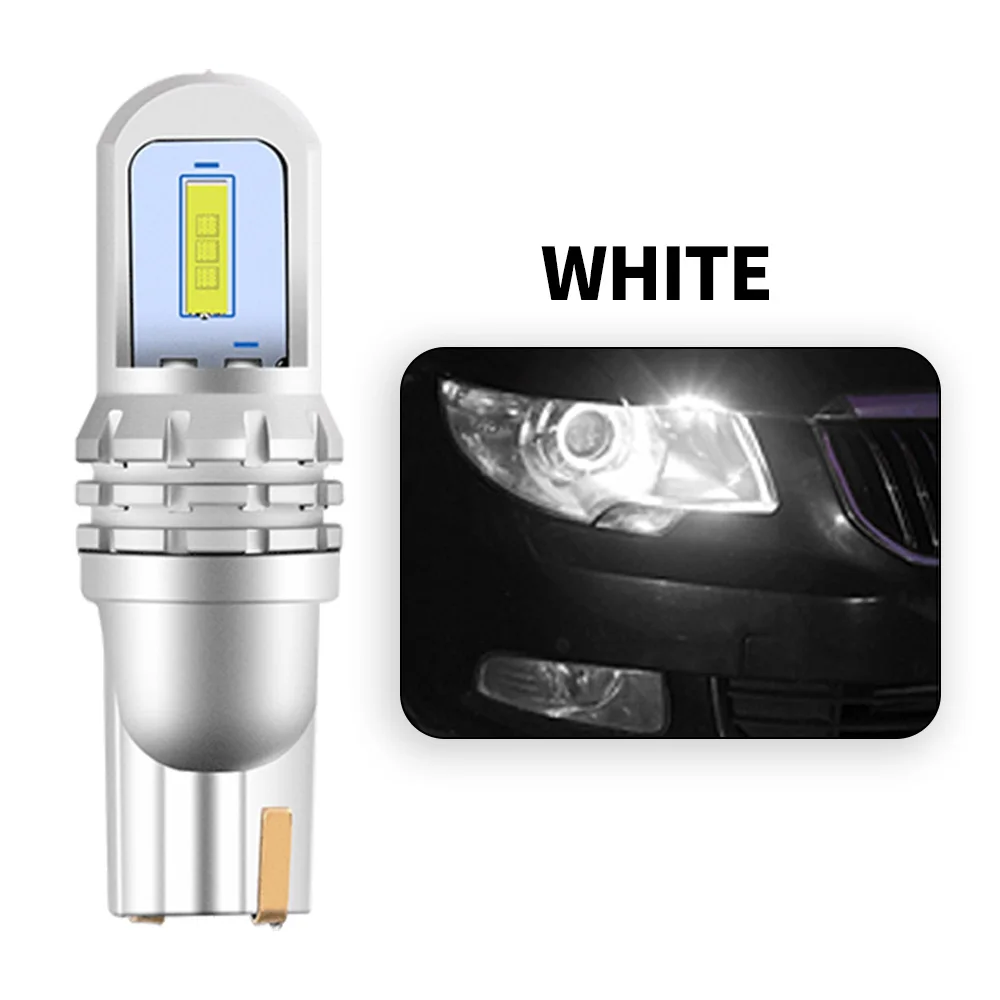 

2 шт., Автомобильные светодиодные лампы T10 W5W 168 194 1860 2SMD