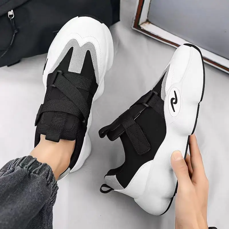 Мужская обувь повседневная летний тренд универсальная Молодежная увеличивающая