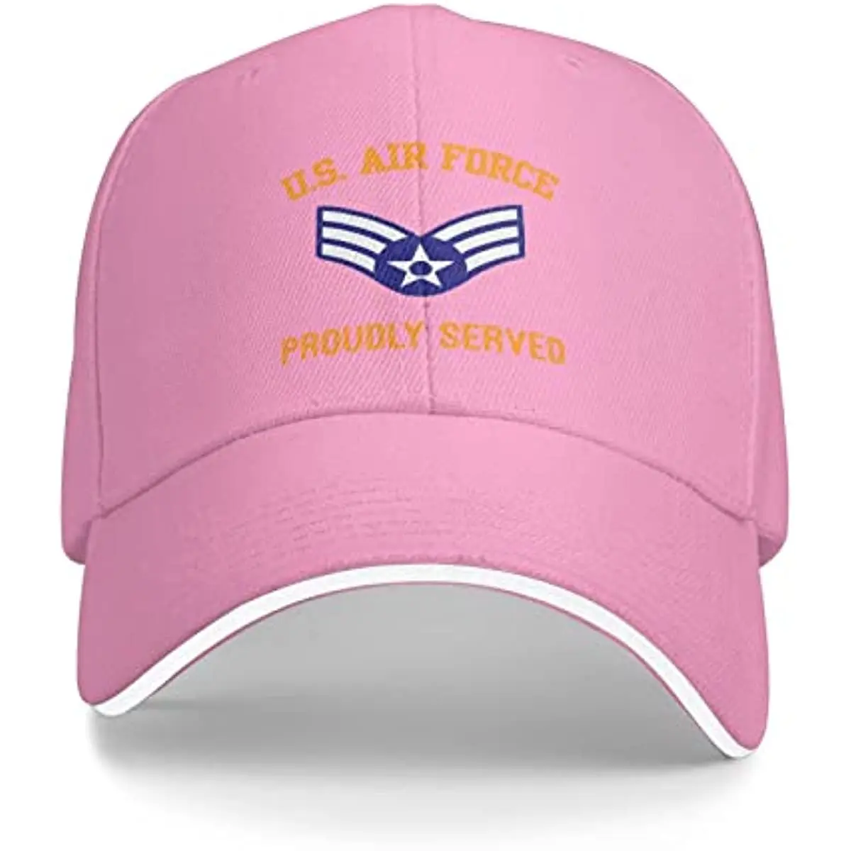 

Us Air Force E-4 Senior Airman SRA E4,Adjustable Cowboy Baseball Cap Hats Men Vintage Unisex Seasons Relaxed Washed Denim