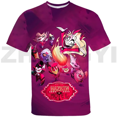 Hazbin футболка полиэстер