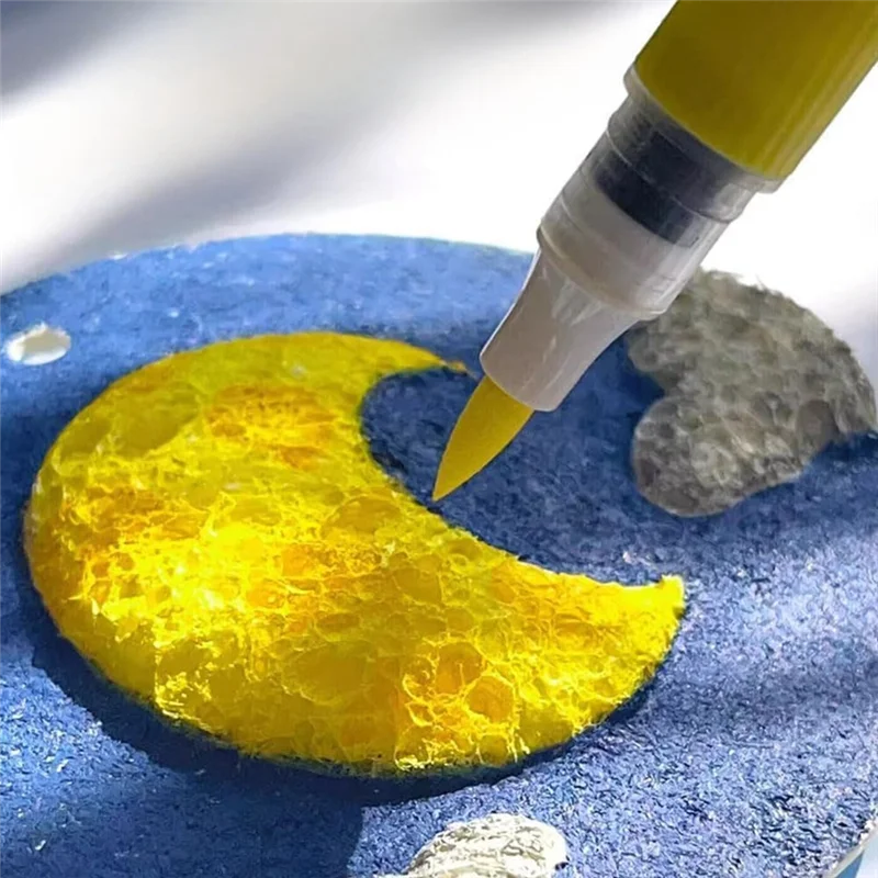 ABKS-Magic Puffy Paint, волшебная губка для рисования на холсте, набор для рисования с текстурой пушистого попкорна, ручки для рисования пузырьками своими руками (art.: 3920cf6db07f3) - 3920cf6db07f3