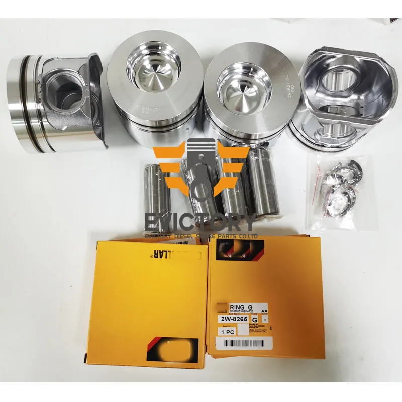 Для caterpillar 3204T 3204DI 3204 поршень и кольцо + полная прокладка головки цилиндра