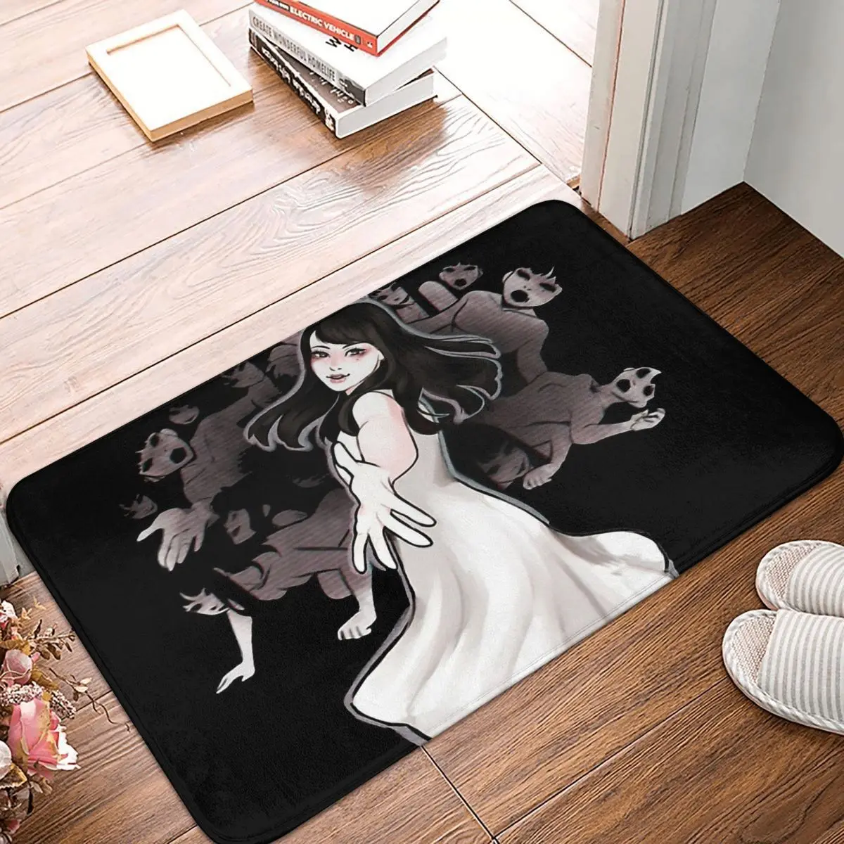 

Junji Ito Tomie Kawakami Bath Mat Best Tomie Doormat Living Room Carpet Balcony Rug Home Decoration