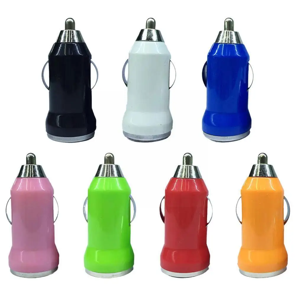 

Colorful Single Confucius Bullet Car Charging Single ABS Charging Usb 5V1A Fast Phone Car Mobile Split Mobile Charge Port U0V2