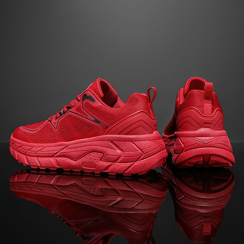 Men Running Shoes Marathon Outdoor Road Sport Shoes Stable Support Shock-relief Ultralight Rebound Sneaker Women Tenis Masculino