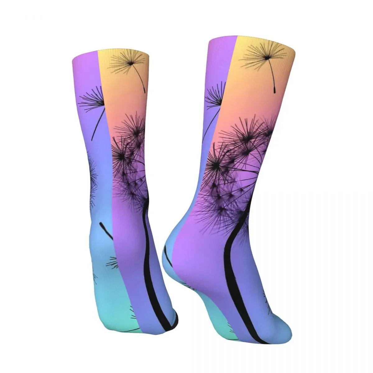 Носки Одуванчик радужные пожелания модные чулки осенние противоскользящие