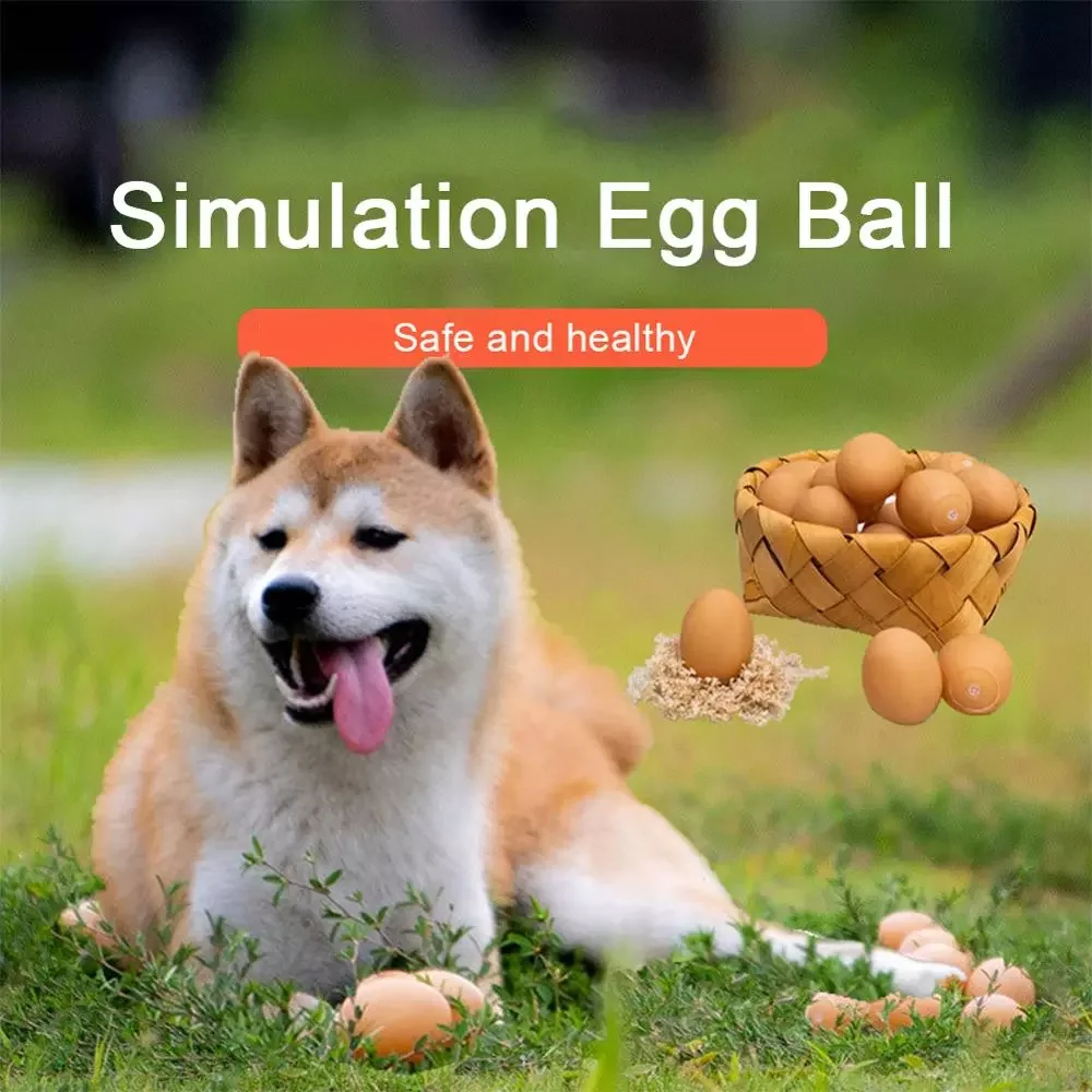 

Creative Little Toy For Puppy Chihuahua Teddy Dog Pet Sound Egg Scream Ball Molar Bite Resistant Toy Funny Pet Products