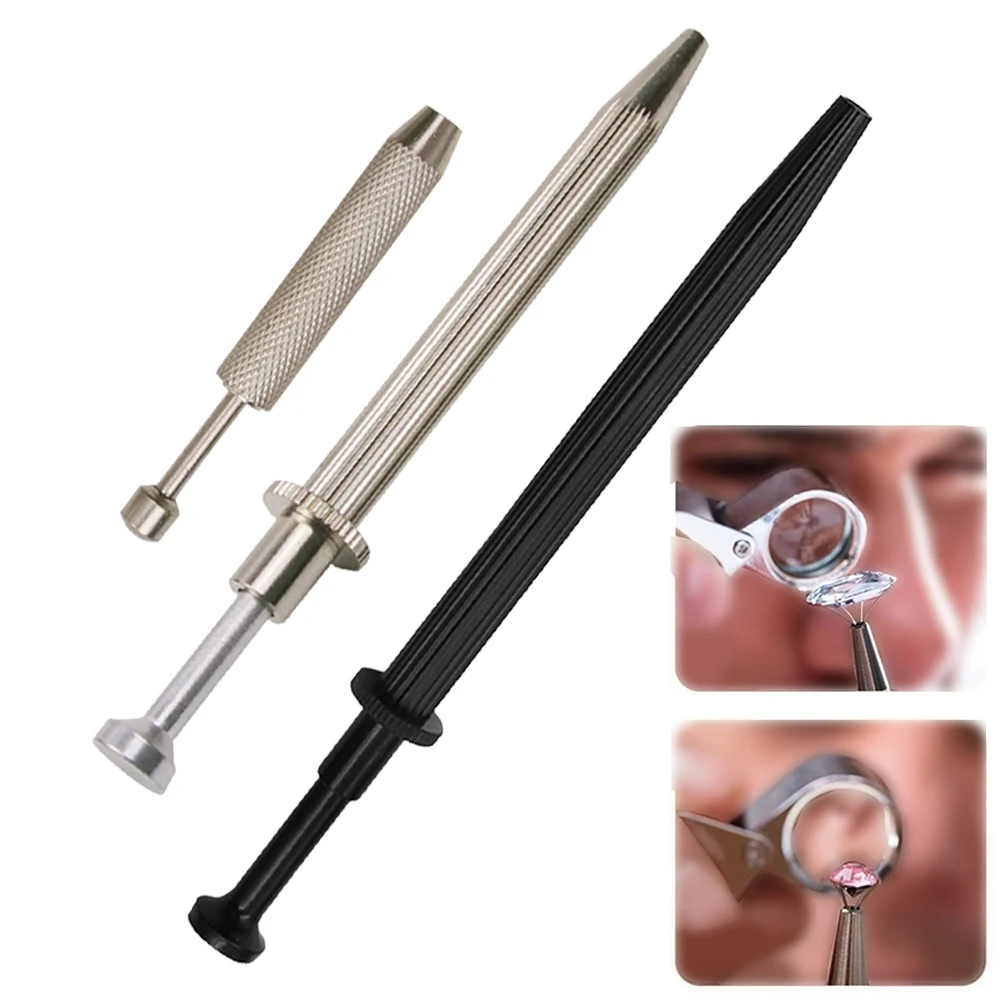 

1pc Jewelry Holder Tweezers Bead Ball Pick-Up Tool With 4 Claws For Gems Plastic Glass Beads Small Screws Model Making Tools