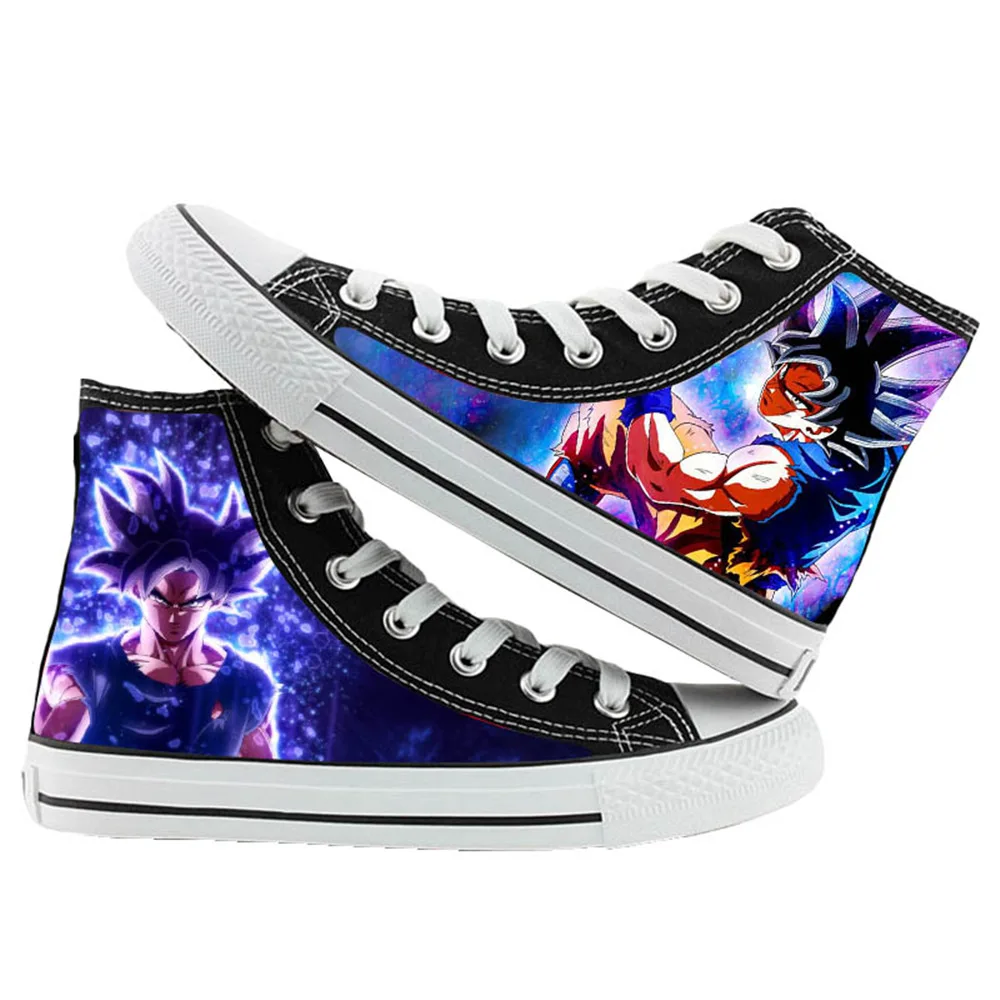 

Anime Son Goku Kakarotto Saiyan Canvas Sneakers Casual Shoes for Kids Youth