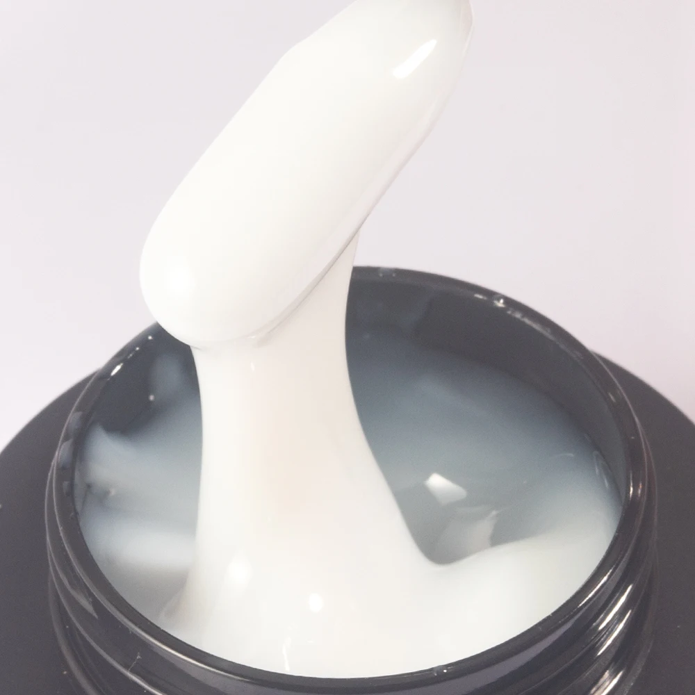 KODIES GEL Жесткий гель-лак для наращивания ногтей густая вязкость молочно-белый