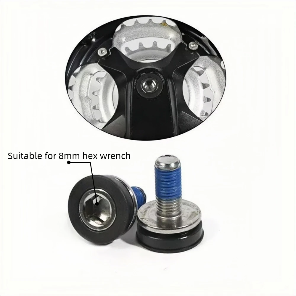 Винт каретки велосипеда кривошипный рычаг водонепроницаемый винт M8 квадратные
