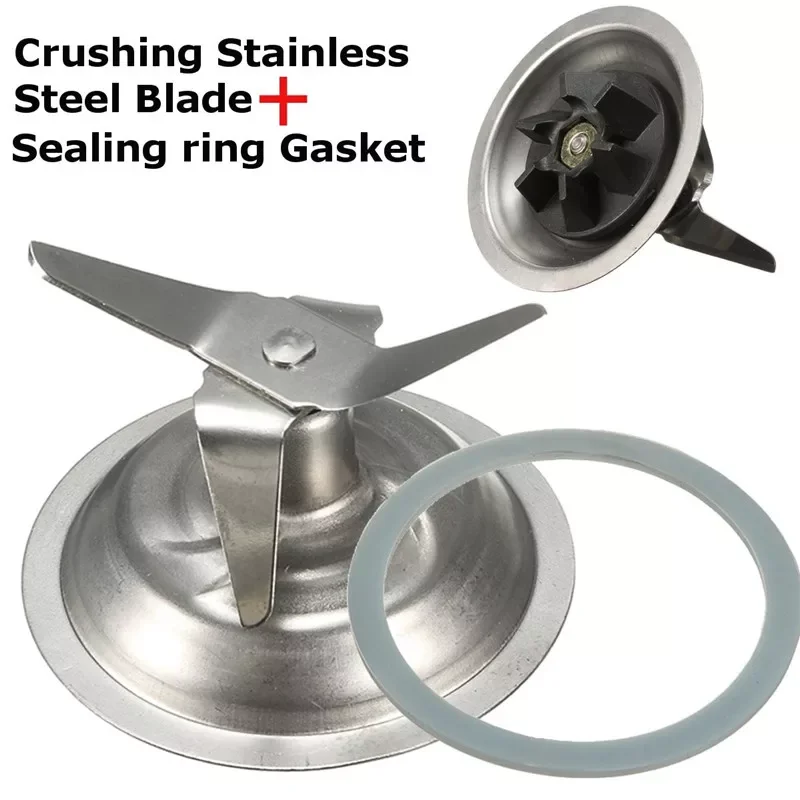 

steel 304 Chrome Blenders For Cross Blade Cutter + Rubber Gasket O Ring Seal For Black/Decker