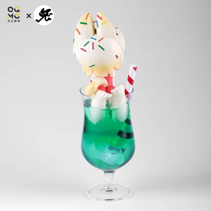 Фото 【В наличии 】 Лао Ли Creation Pure Tea Series Maid Cat - Sweet Melon Soda Flavor Fury Maid Cat Handmade №5