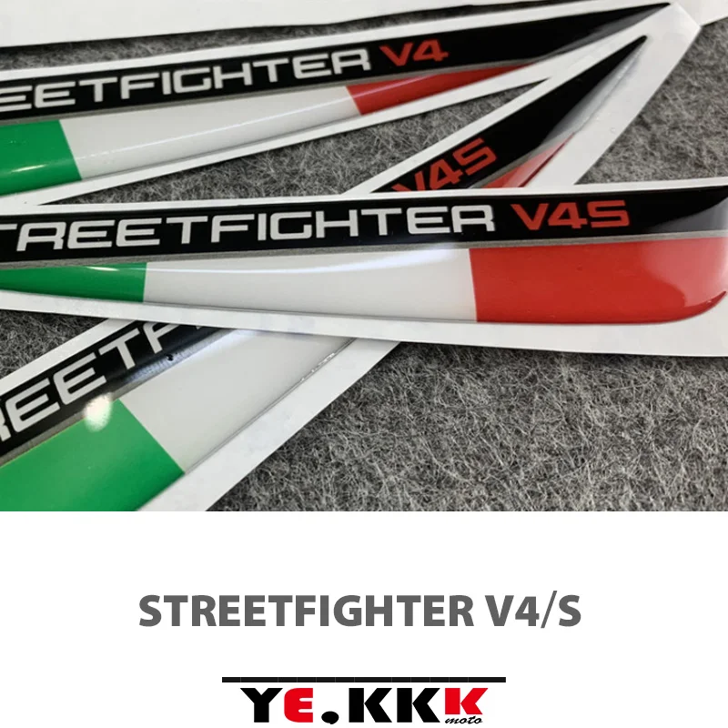 STREEETFIGHTER V4S V4 Street Fighter Under The Fixed Wind Wing Sticker Wind Blade Three-dimensional Sticker For DUCATI DECALS