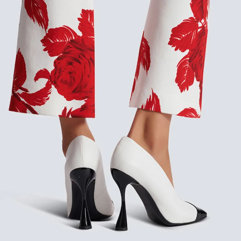 Женские летние классические туфли на высоком каблуке туфли-лодочки с квадратным