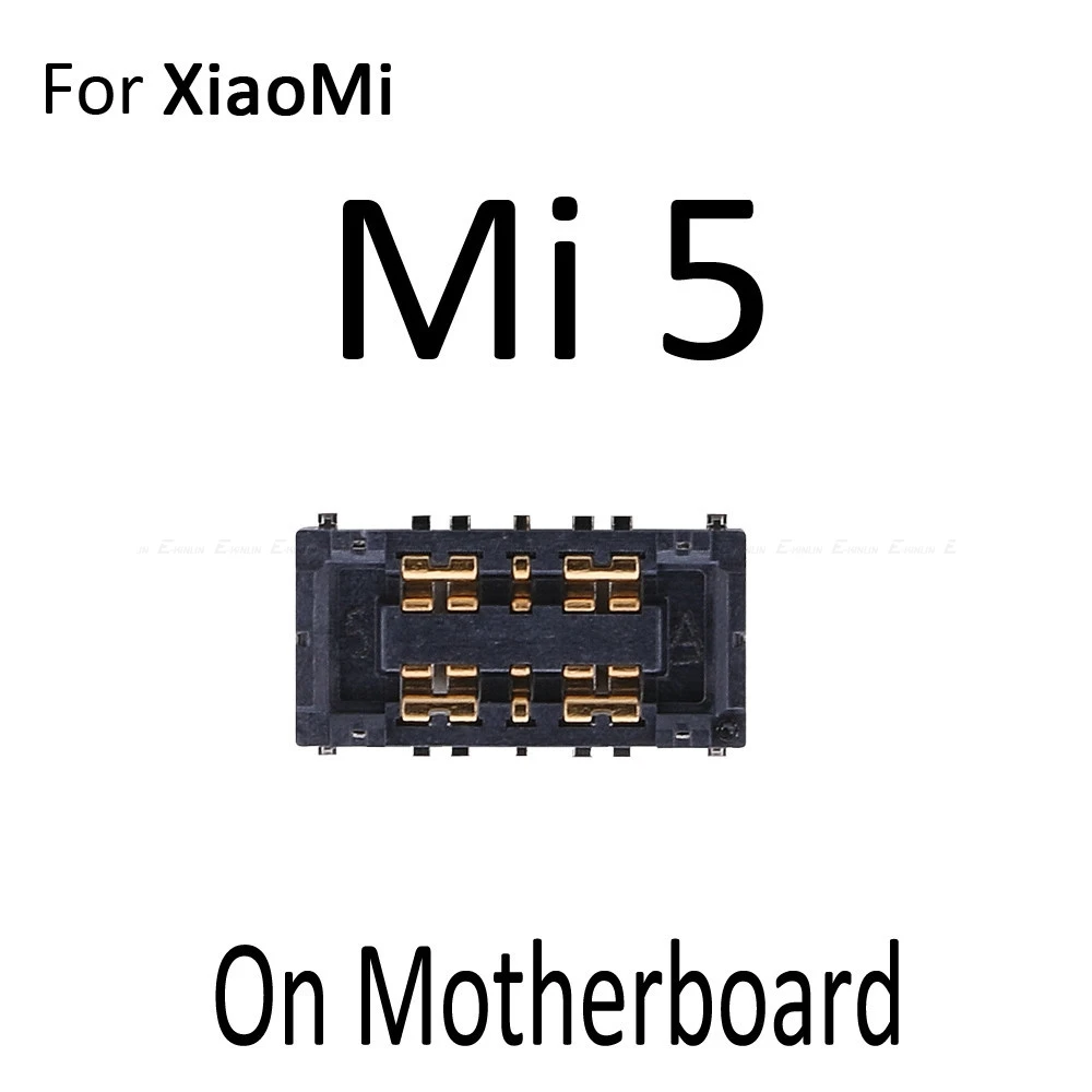 2 шт. гнездо для аккумулятора внутренний разъем FPC зажим панели XiaoMi Mi A1 A2 Redmi 5 Plus 6 6A