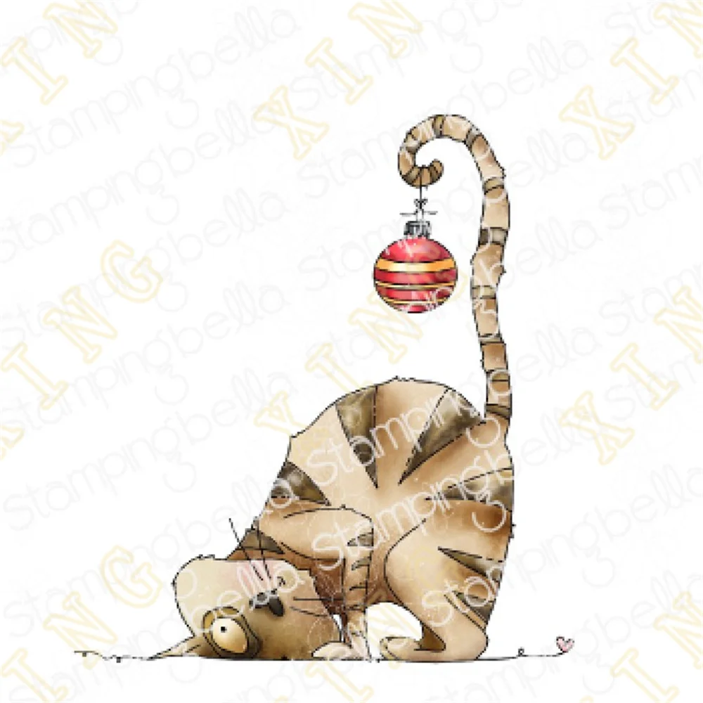 

Stamps and Dies Newest Scrapbook Diary Decoration Stencil Embossing Template Diy Greeting Card Handmade the Cat and the Ornament