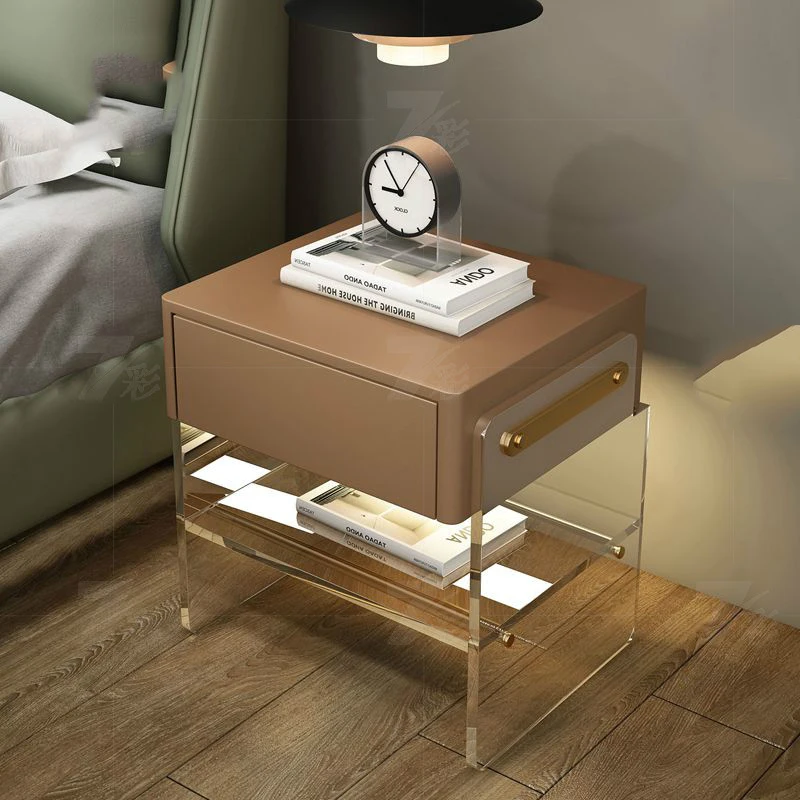 

Европейская ночнушка для спальни, деревенский садовый эстетический кукольный домик, ночнушка, стол, акриловая прозрачная ночнушка, мебель