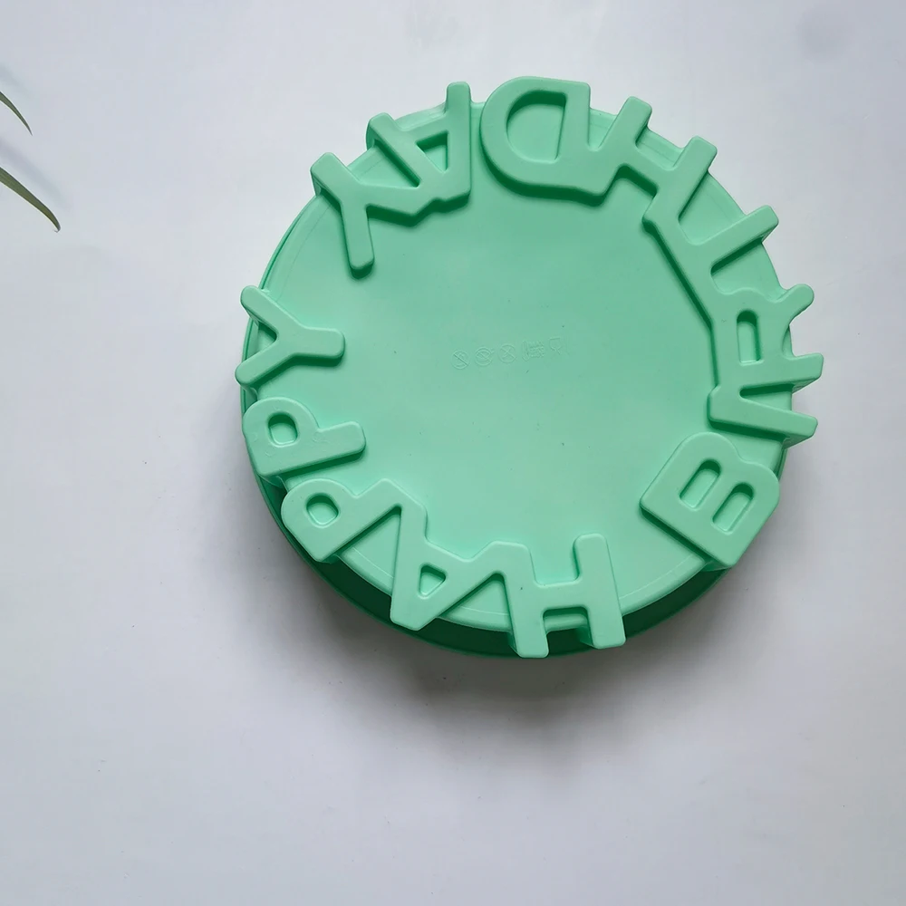 

Round Birthday Cake Pan Silicone Baking Mould Bread Cheese Pudding Muffin Pizza Pie Pastry Festival Decorations Making