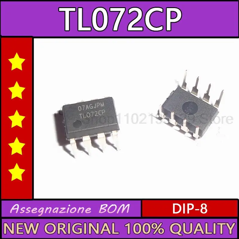 

10 шт./лот TL072CP in-line dip-8 (абсолютно новый, импортный)