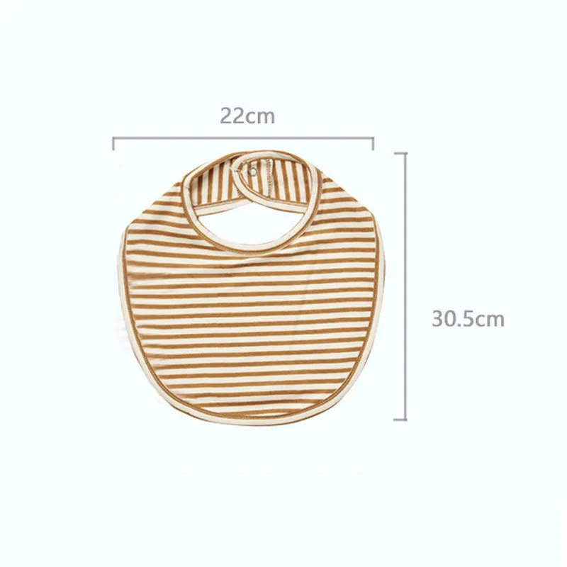 Двухслойные хлопковые нагрудники для кормления мальчиков и девочек милые