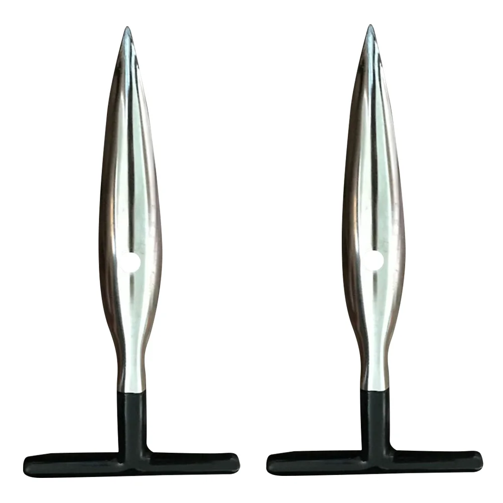 

2 Pcs Grater Meat Removal Metal Spatula Opener Scraper Kitchen Gadget Opener Stainless Spatula