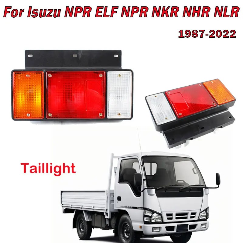 

Car Rear Tail Light For Isuzu NPR ELF NPR NKR NHR NLR 1987-2022 Truck Rear Turn Signal Light Stop Brake Lamp Auto Accessories