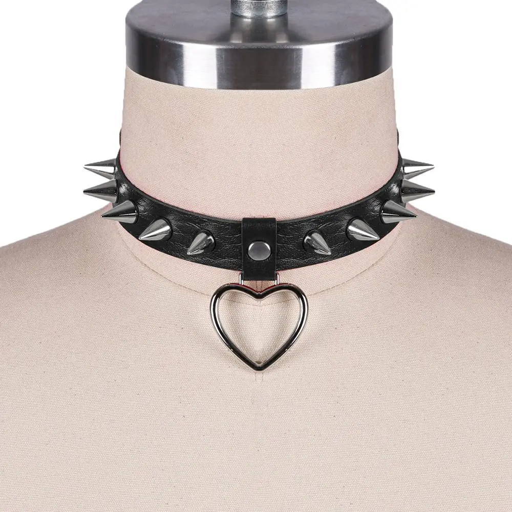 Кожаный Модный чокер в новом стиле для женщин ремень панк и готика аксессуары
