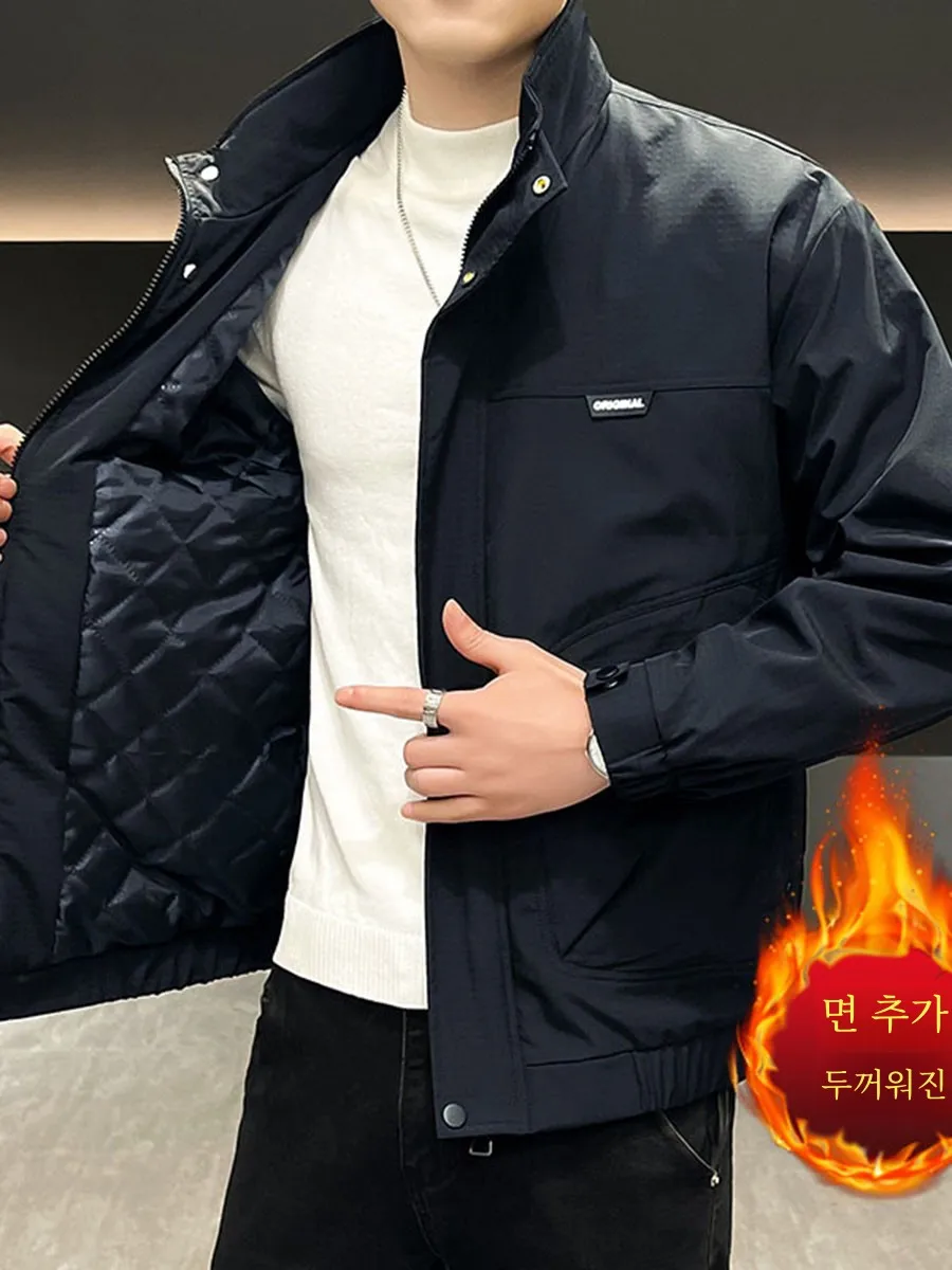 Зимняя новая верхняя одежда мужская модная брендовая повседневная куртка модный