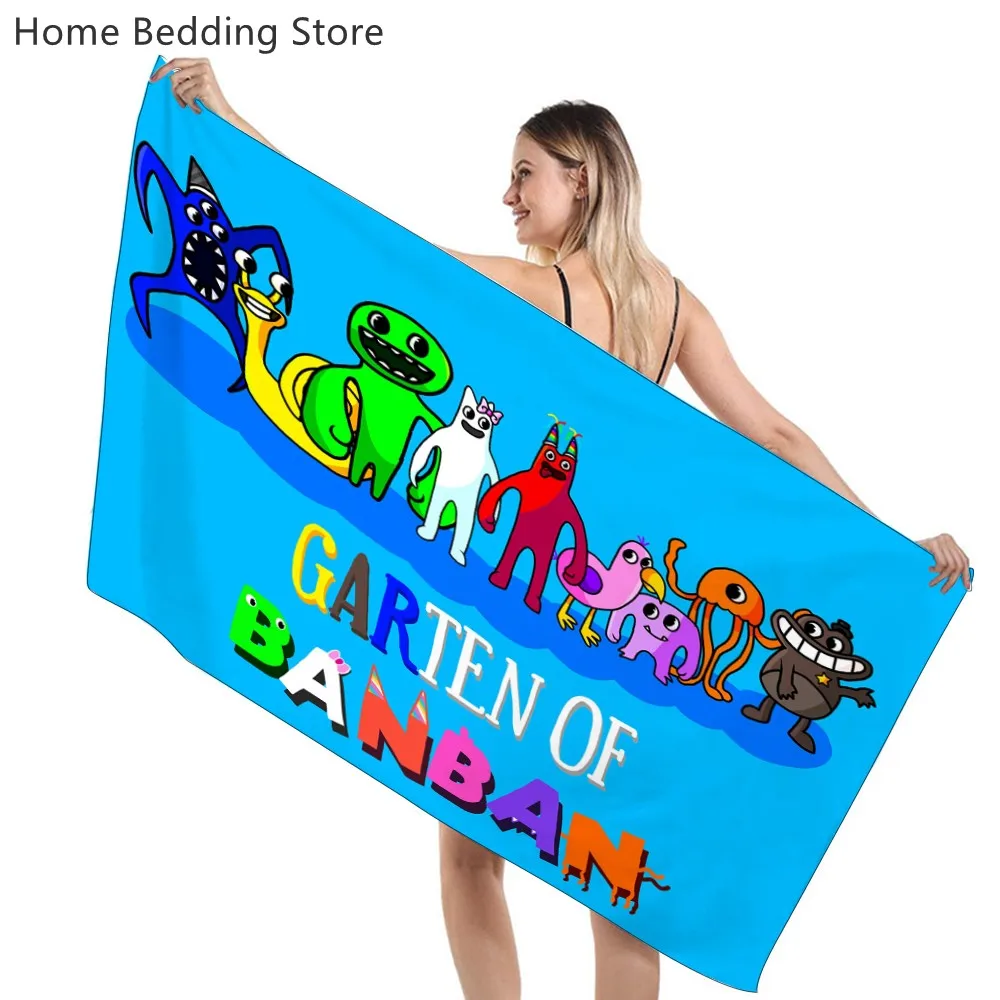 Beach Towel For Boys Kids Girls Quick Dry Microfiber Sunscreen Travel Camping Blanket