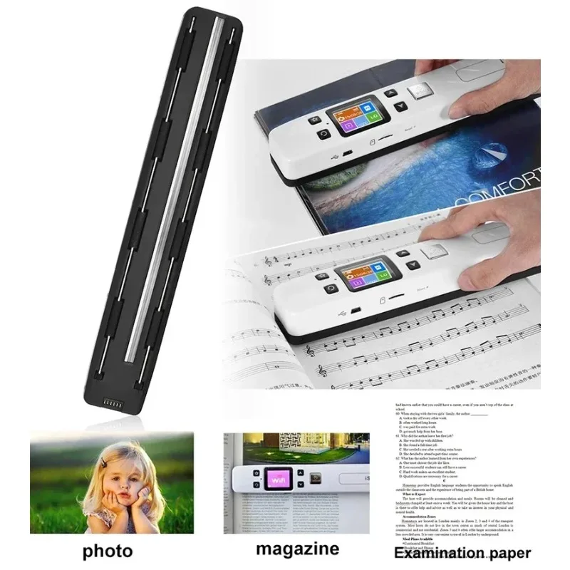 Mini Iscan A4 JPGPDF формат Wi-Fi 1050 точек на дюйм портативный ЖК-экран сканер документовизображений для бизнеса (art.: 3920d1af4b204) - 3920d1af4b204