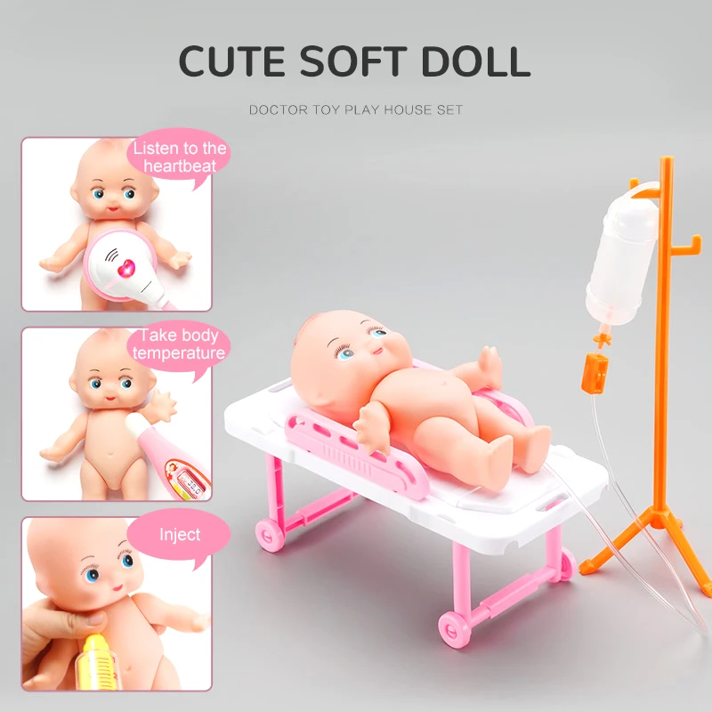 Докторские игрушки для детей Детский набор мальчиков и девочек ролевая игра