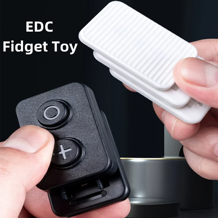 Magnetic Push EDC Fidget Sliders Toy Clickers Haptic Antistress Adult Autism Sensory Toy ADHD Hand Spinner Anxiety Stress Relief