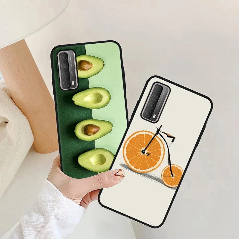 

Avocado Phone Case for Huawei Y7A Case Cover for Huawei Y5 2018 Y3 2017 Y9 Prime Y7 Y6 2019 Y9A Y8S Y8P Y6P Y7P Funda Shockproof