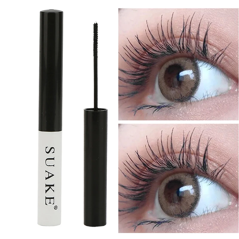 

Ультратонкая Черная тушь для ресниц, завивающая густая шелковая ткань, фотокрем, профессиональный женский макияж, корейская косметика