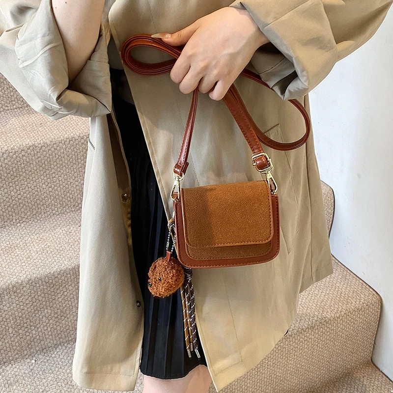 Женская сумка привлекательная через плечо в стиле ретро Корейская версия