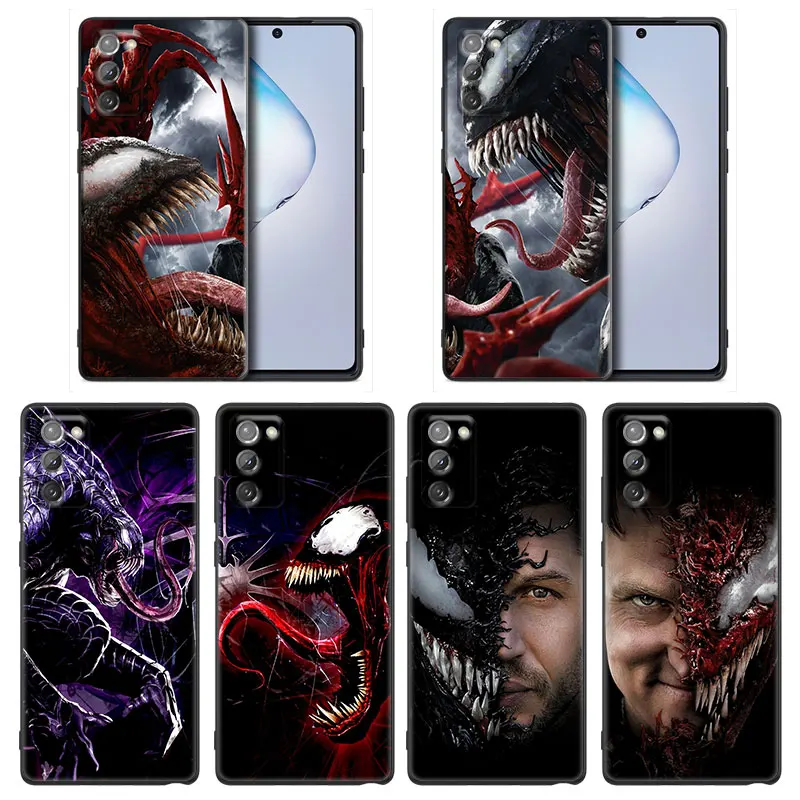 

Marvel Venom Phone Case for Samsung A91 A73 A72 A71 A53 A52 A7 M62 M22 M30s M31s M33 M52 F23 F41 F42 5G 4G Fundas Coques Shell