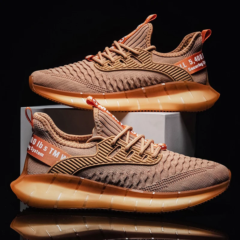 

2022 Men Mesh Casual Shoes Comfortable Outdoor Sports Shoes Lightweight Sneakers for Men Breathable Athletic Training Footwear
