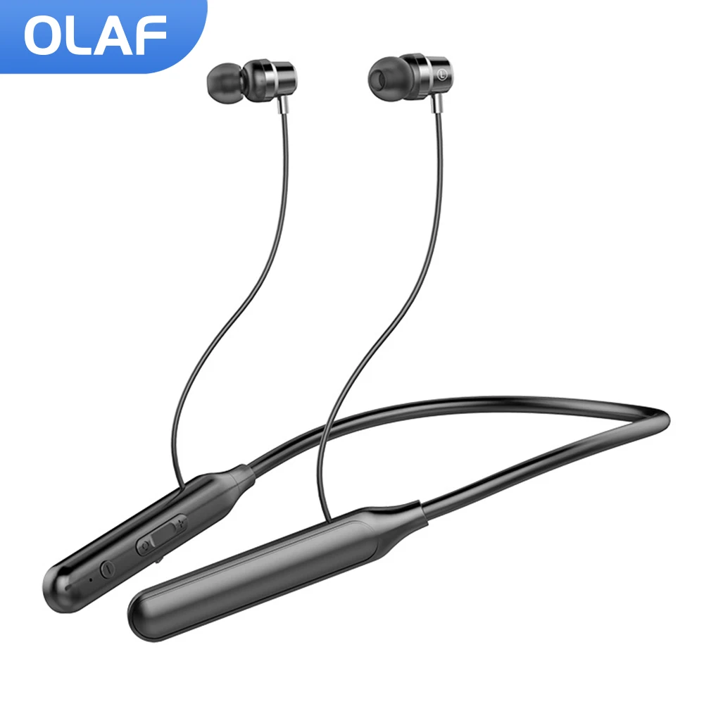 

Magnetic Wireless Bluetooth Headphones Neck Mounted Sports Running Waterproof Earphones TWS Music Game HiFi Headset With Mic