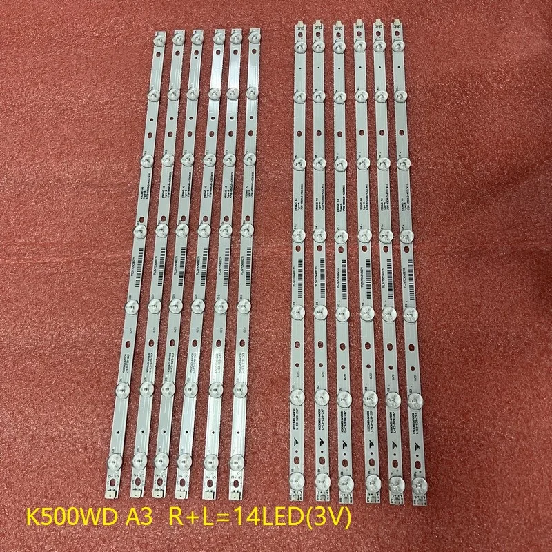 Комплект из светодиодный ных лент для подсветки 50PFL3040 K500WD6 4708-K500WA-A1213K01 4708-K500WB-A1213K01 K500WD A3 4708-K500WD-A3213K01