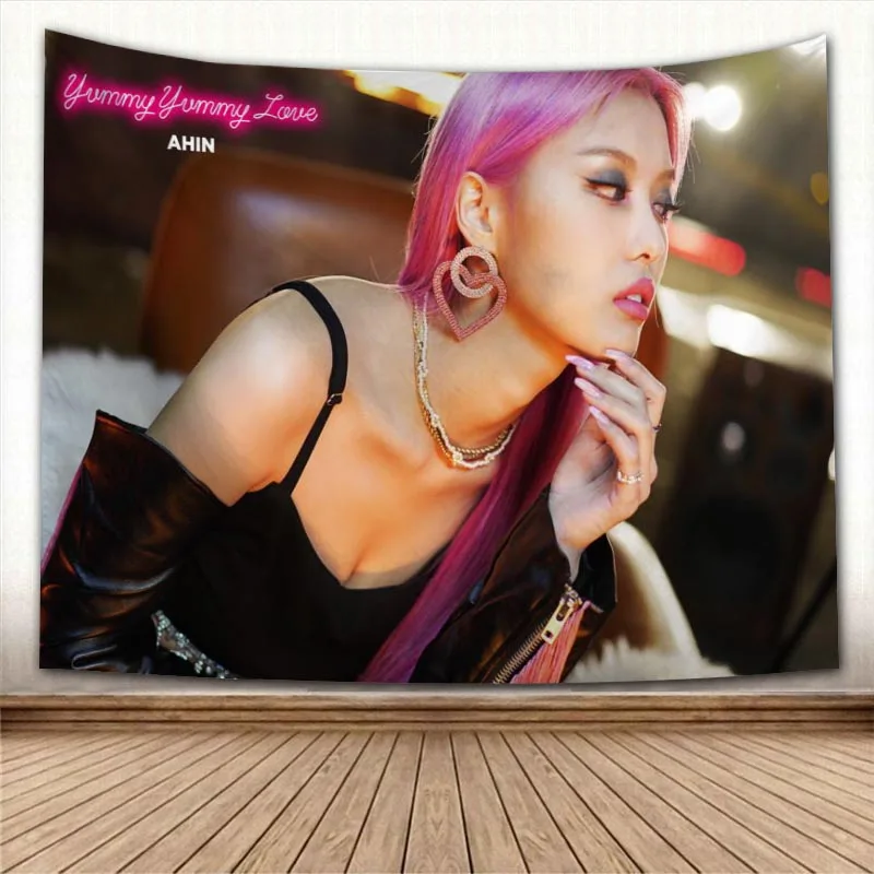 Настенный Гобелен KPOP Momoland настенный тканевый гобелен художественное украшение