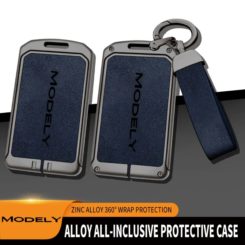 

Zinc Alloy Car Card Key Holder For Tesla Model Y 3 Induction Card Key Protector For TESLA Model 3 Y Dedicated Car Key Case Cover