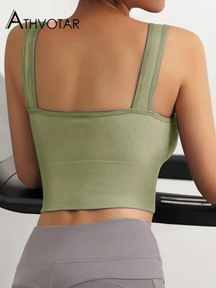 Топ женский без рукавов дышащий с открытой спиной |