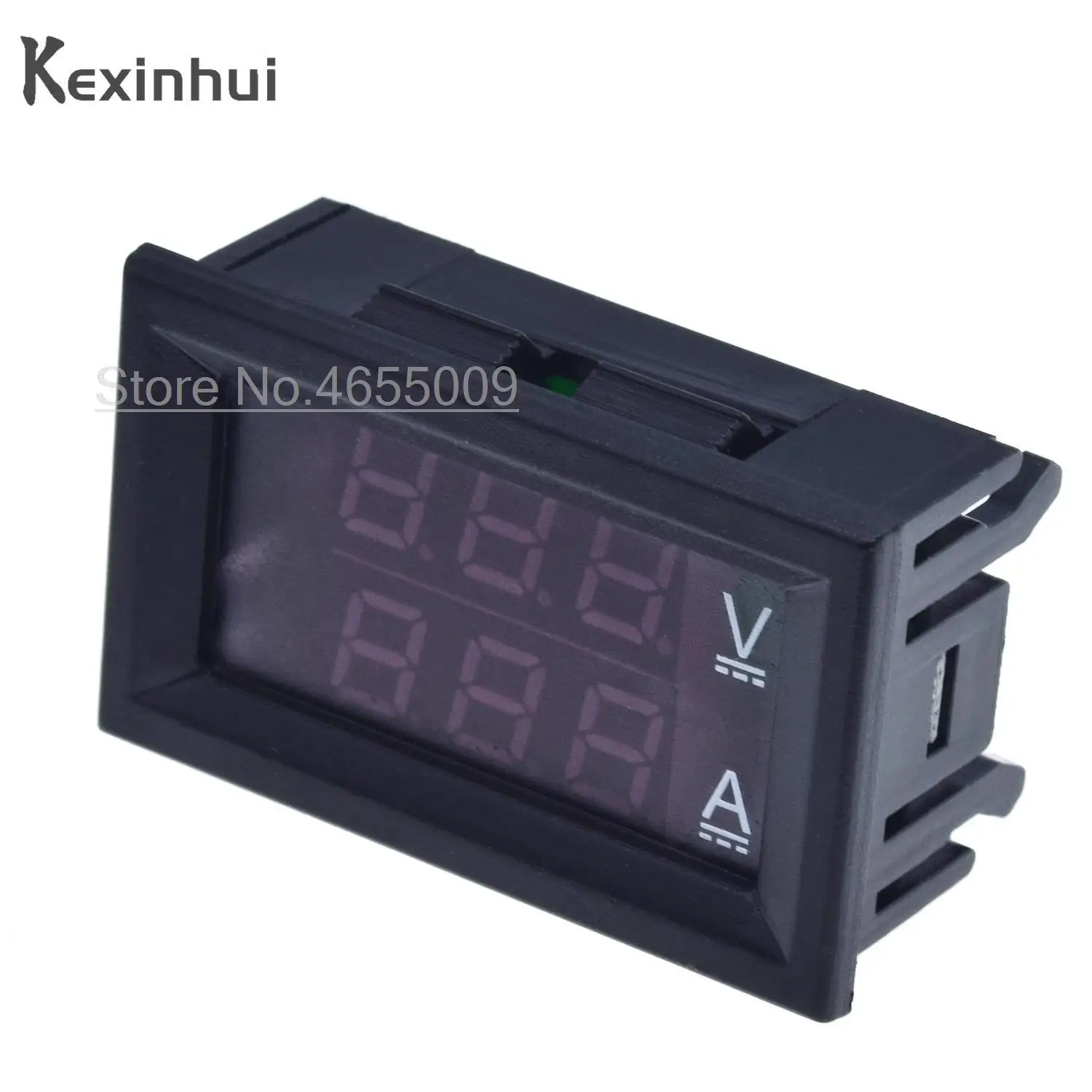 DC 0-100V 10A Voltmeter Ammeter Red+ Blue LED Amp Dual Digital Volt Meter Gauge display Amperemeter Voltage Indicator - купить по