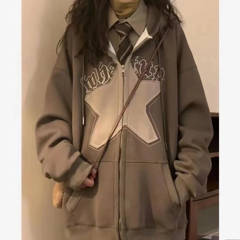 

Женская толстовка на молнии, в японском стиле