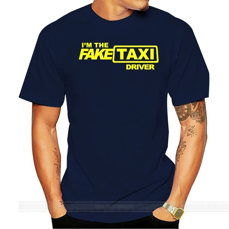

Men Brand Clothing Tees Casual Fake Taxi Driver Milf Adults Funny T-Shirt Tee T-shirt