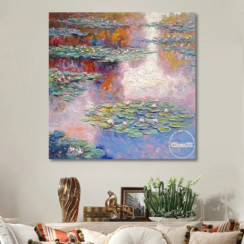 Репродукция известных картин Настенная картина ручной работы домашнее