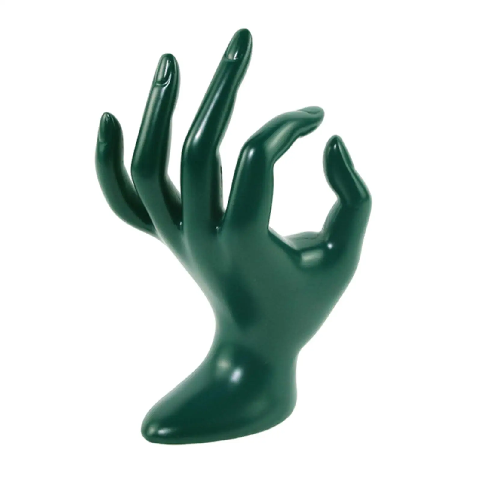 

Hand Jewelry Display Holder Ok Shape Bangle Holder Rings Display Creative Stand Support Shows Hand Ring Display Green