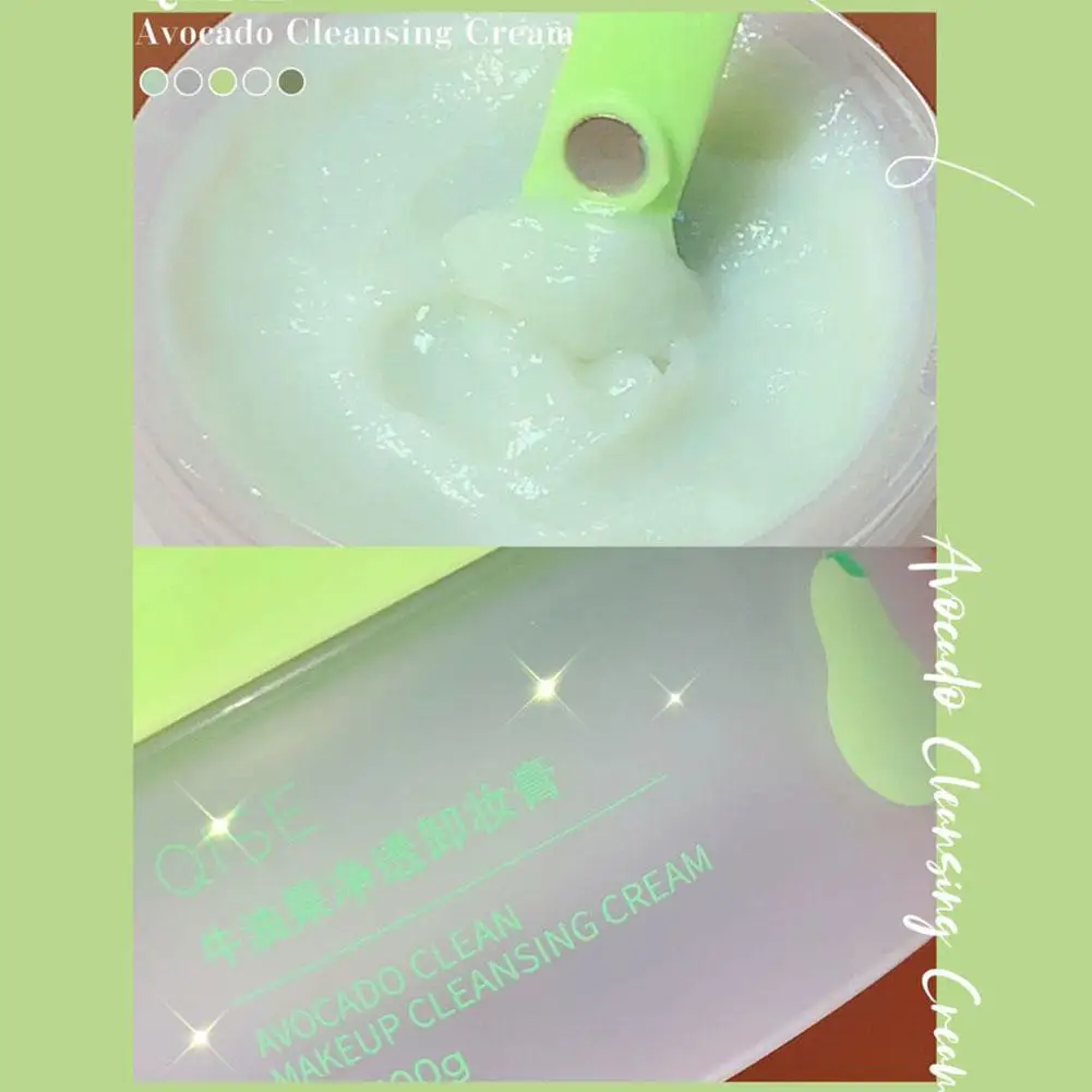 

100g Avocado Cleaning Balm Skin Face Make Up Cleansing Pore Makeup Makeup Balm Gentle Cleaner Clean Skincare Remover Remove T4Z3